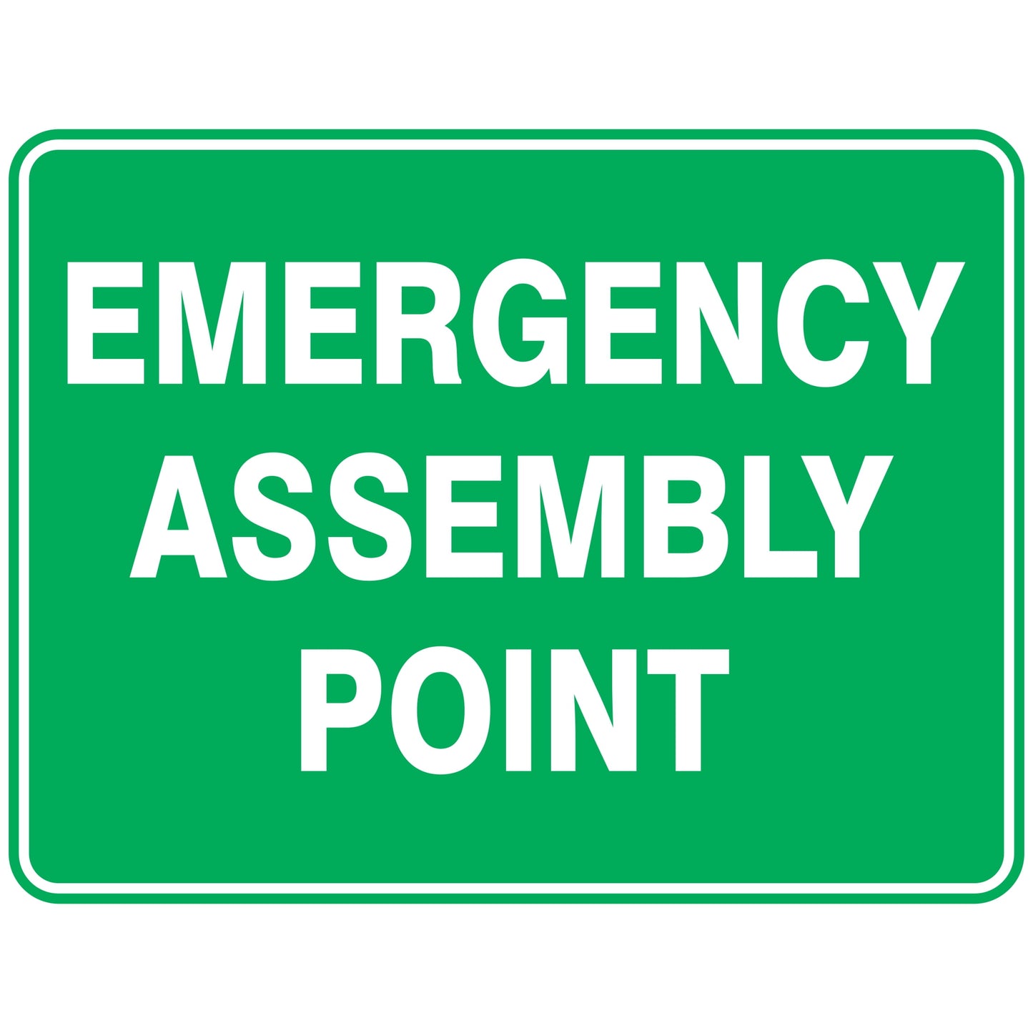 Emergency Assembly Point Sign