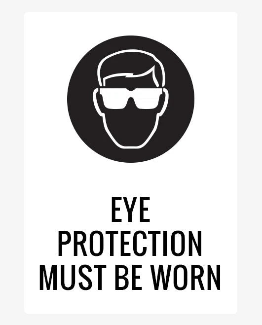 Mandatory Eye Protection Sign