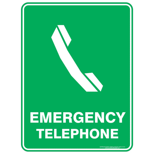 Emergency Telephone Sign