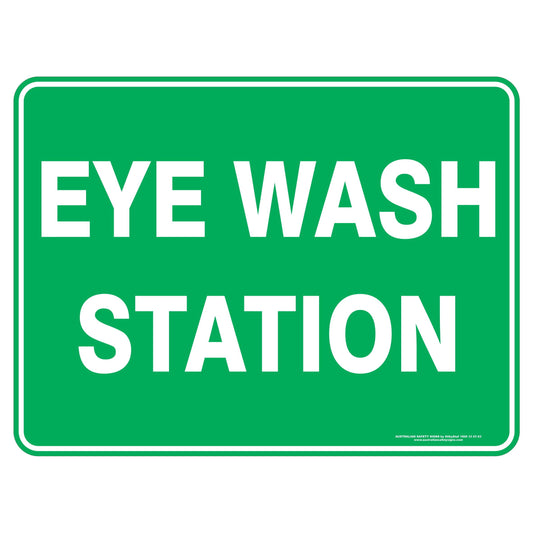 Eye Wash Station Sign