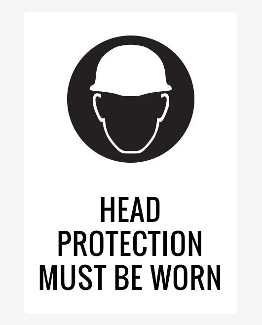 Mandatory Hard Hat Sign
