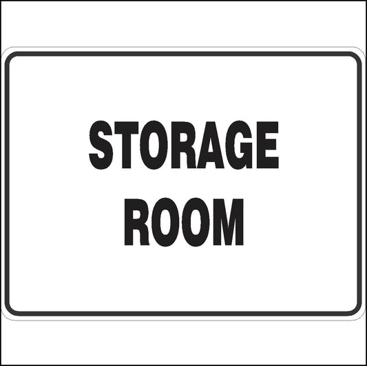Storage Room Sign