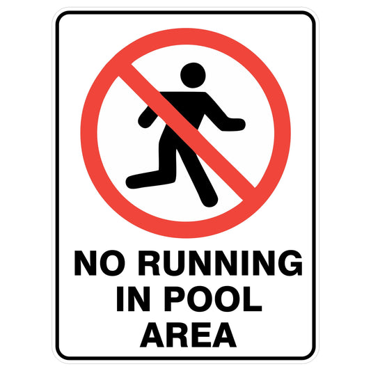 No Running Sign